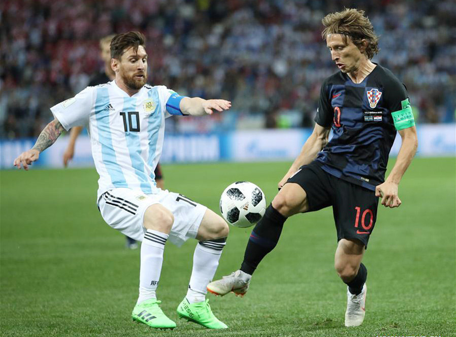 Trận đấu giữa Argentina và Croatia tại World Cup 2018